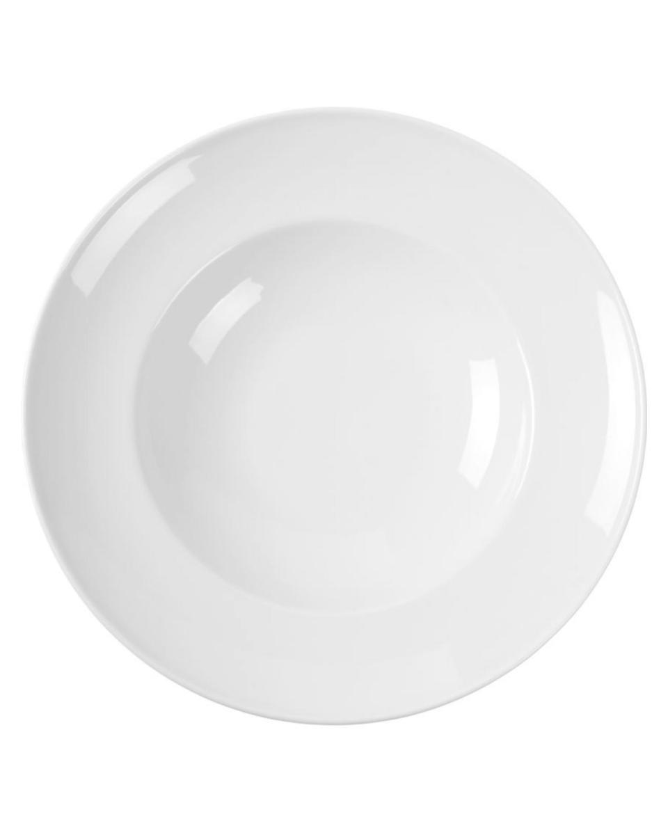 Assiette à pâtes - 6 pièces - Porcelaine - 26 CM - Hendi - 799406