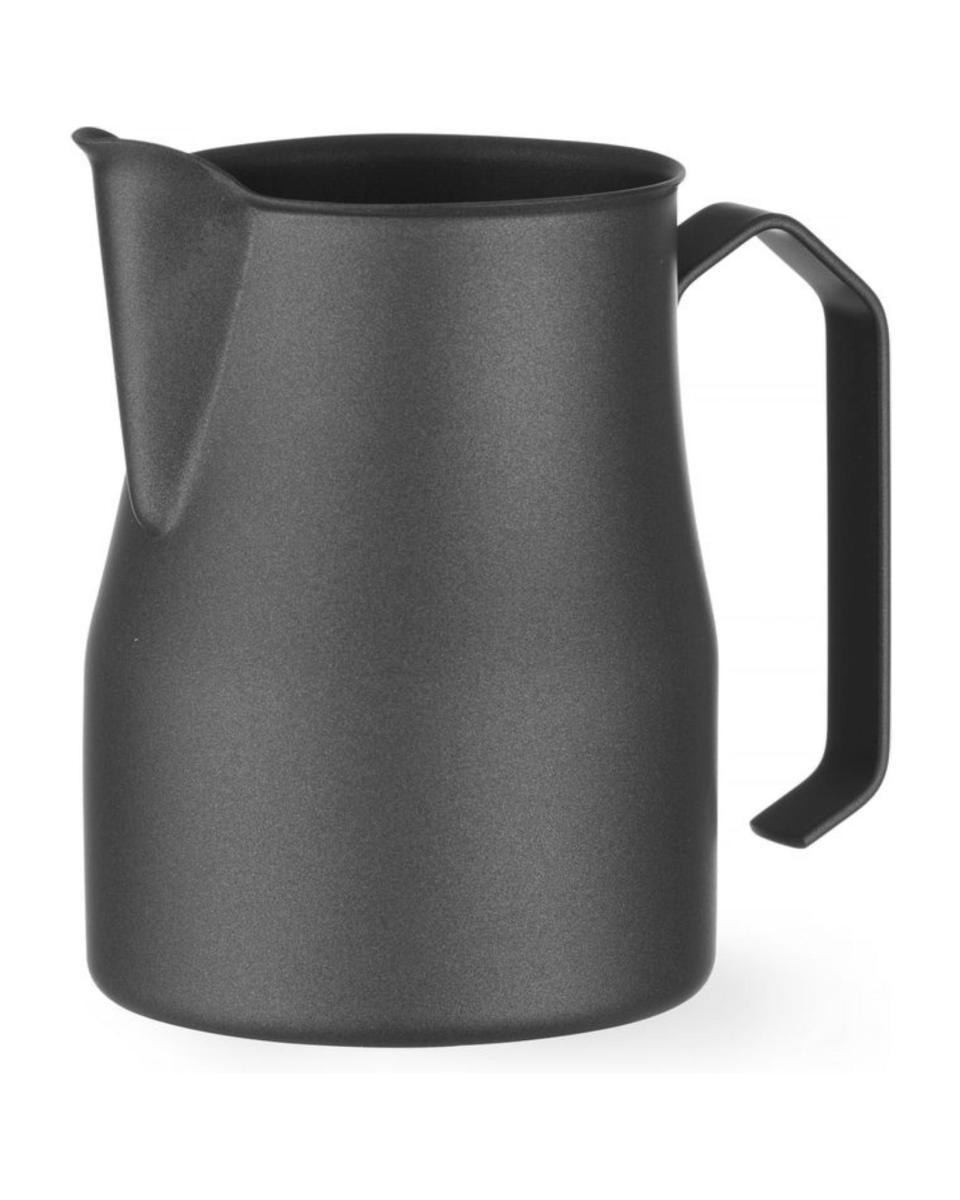 Pot à lait - 0,7 Litre - H 13 x Ø8,4 CM - Noir - Hendi - 451045