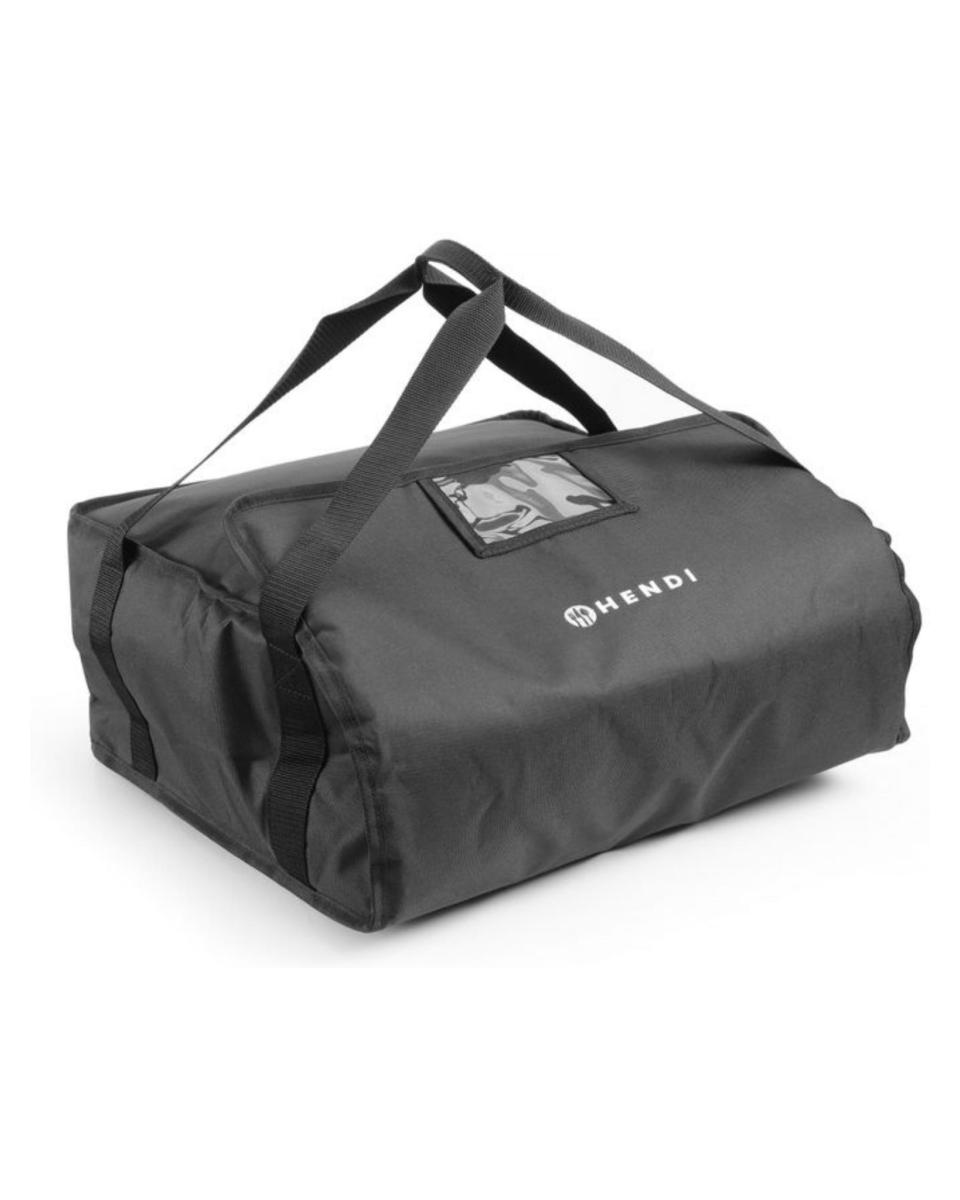 Sac à pizza - H 21 x 46 x 46 CM - Noir - Hendi - 709870