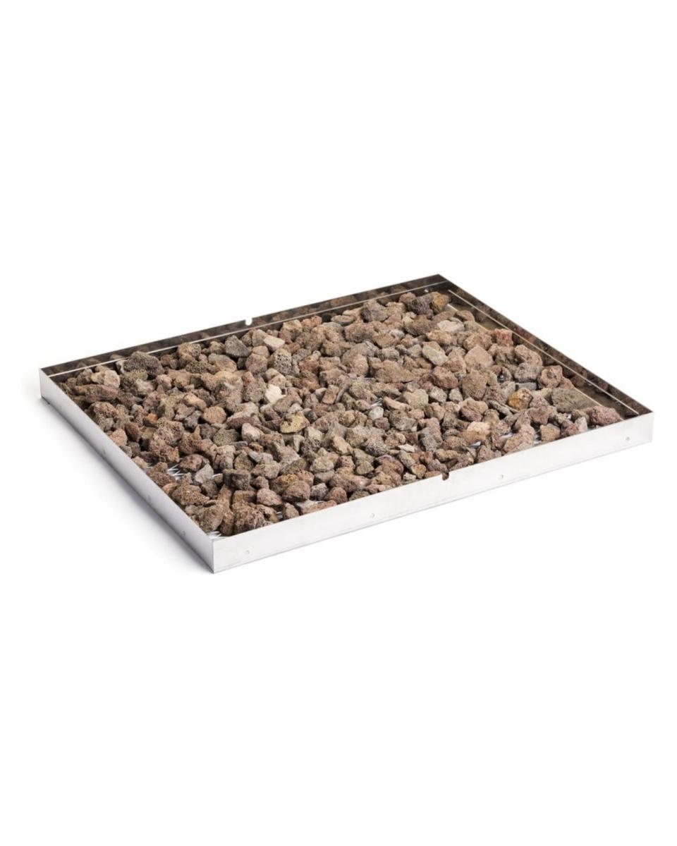 Grille en pierre de lave - 63 X 50 CM - Hendi - 145531