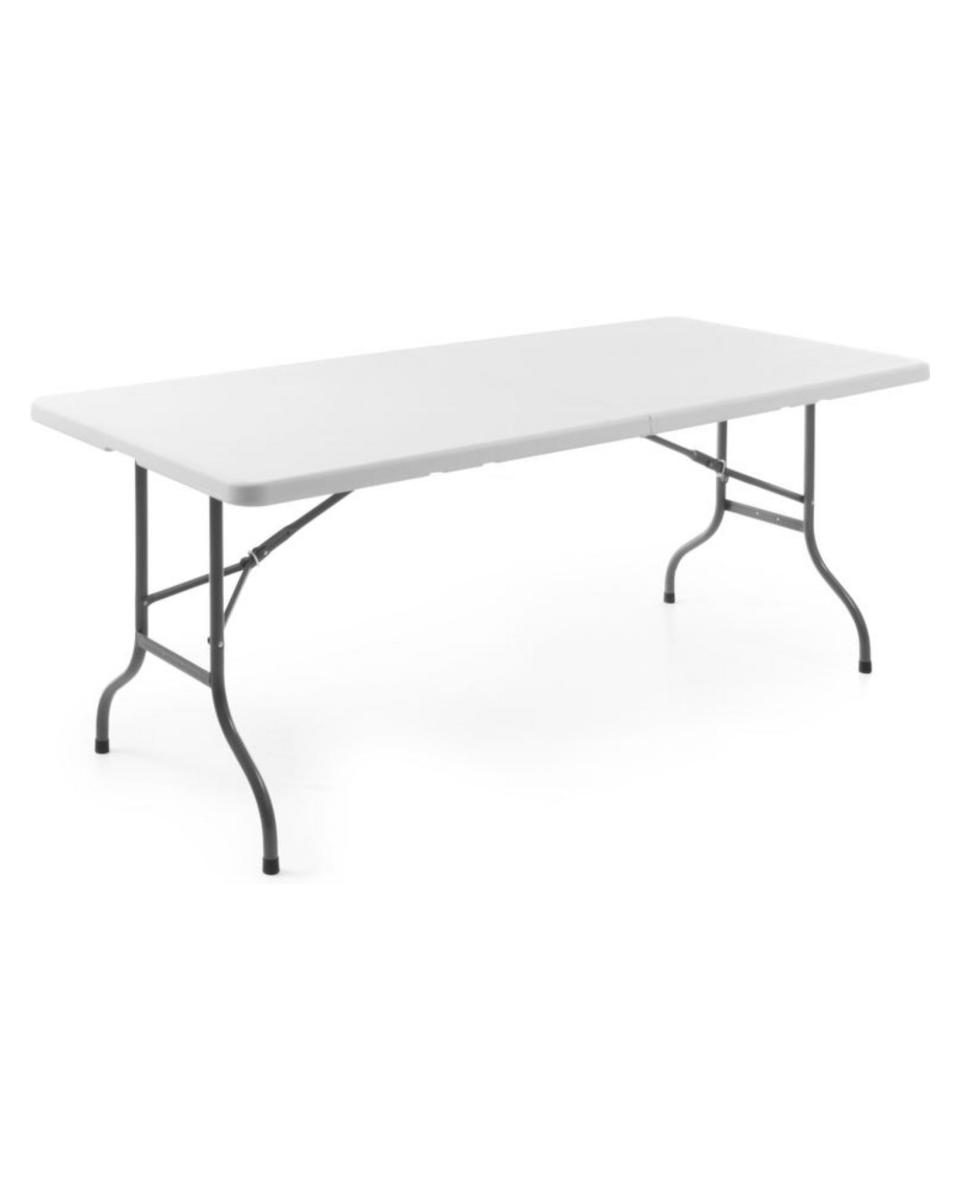 Table haute - 182 cm - Blanc - Hendi - 810910