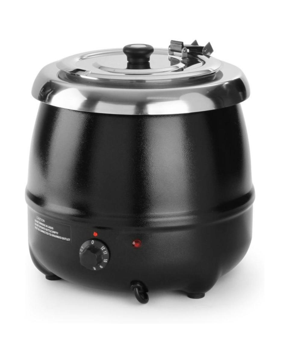 Marmite à soupe - 8 litres - Noir - Hendi - 860083
