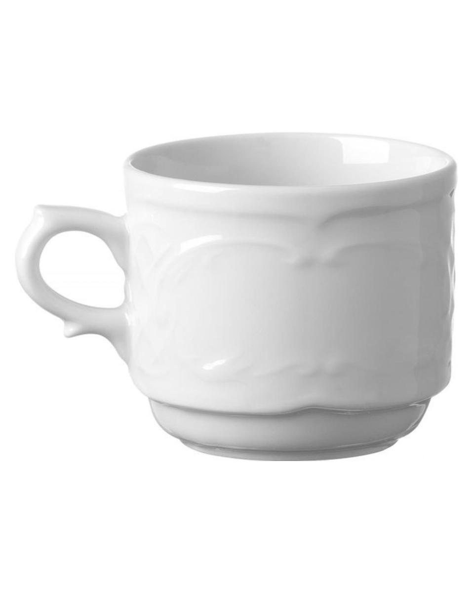 Tasse à expresso - 12 pièces - Flora - Porcelaine - 6,5 CM - Hendi - 787113