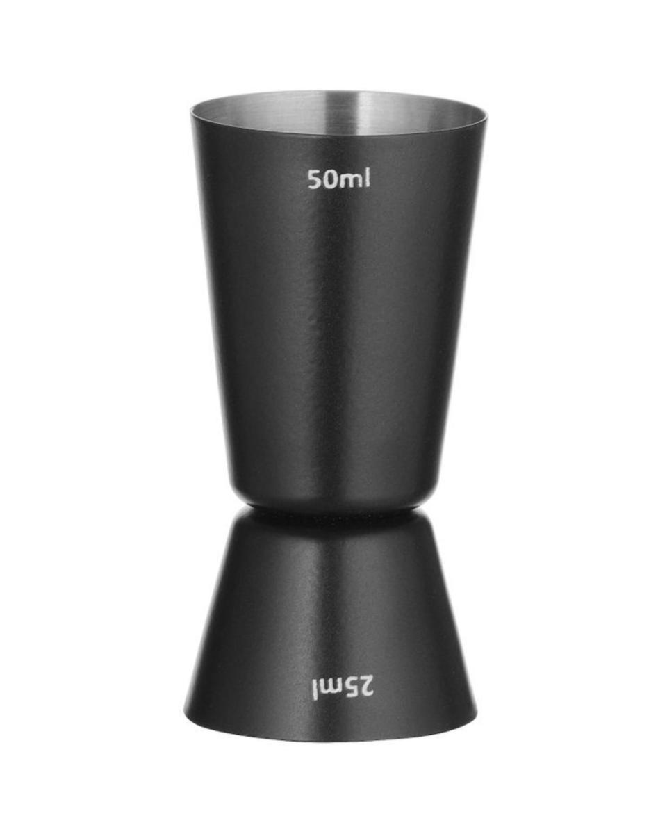 Taille barre - 25/50 ML - Noir - H 8,4 x Ø 4,5 CM - Hendi - 596647