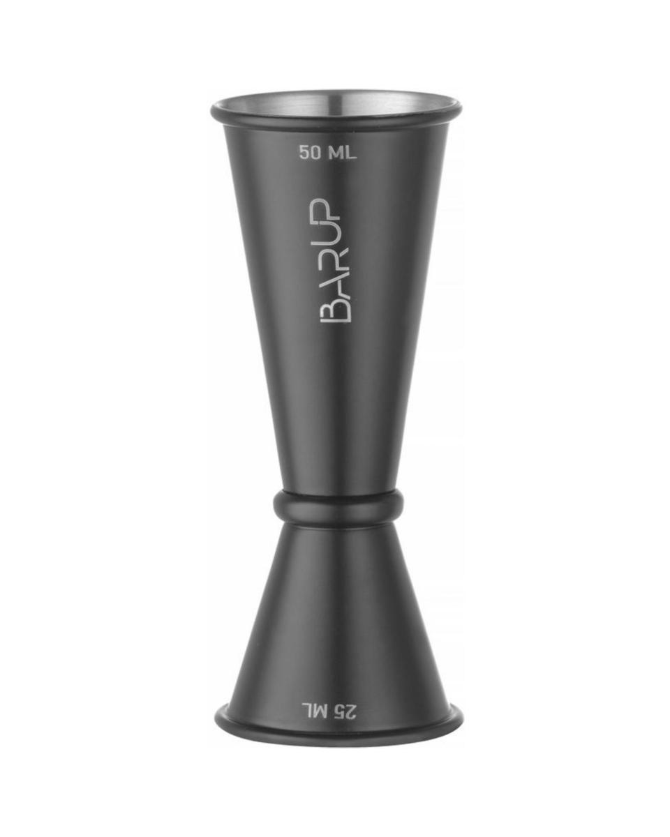 Taille barre - 25/50 ML - Noir - H 11 x Ø 4,5 CM - Hendi - 596654