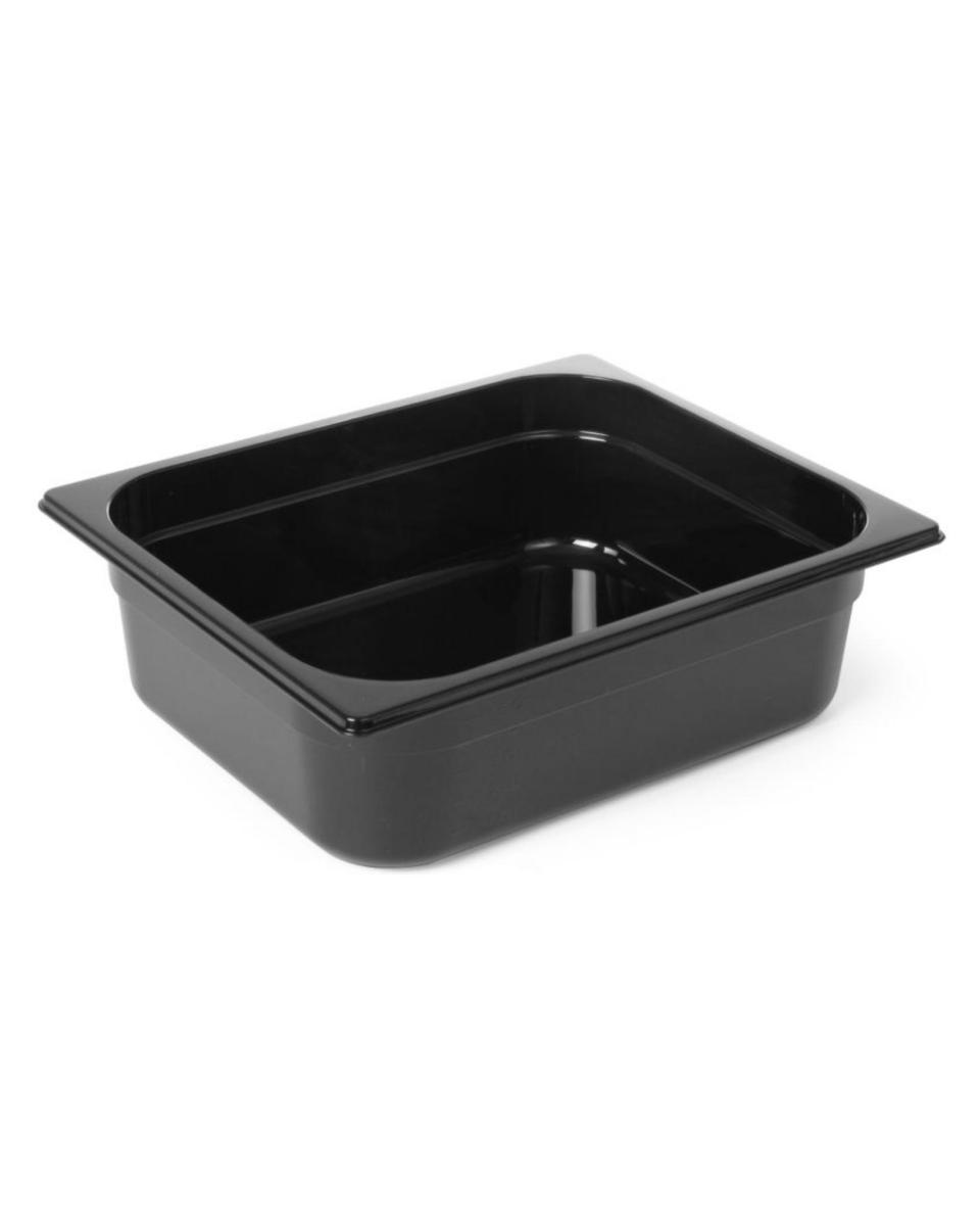 Récipient - 1/2 GN - 6,5 Litres - Noir - H 9,8 x 26,4 x 32,4 CM - Hendi - 862421