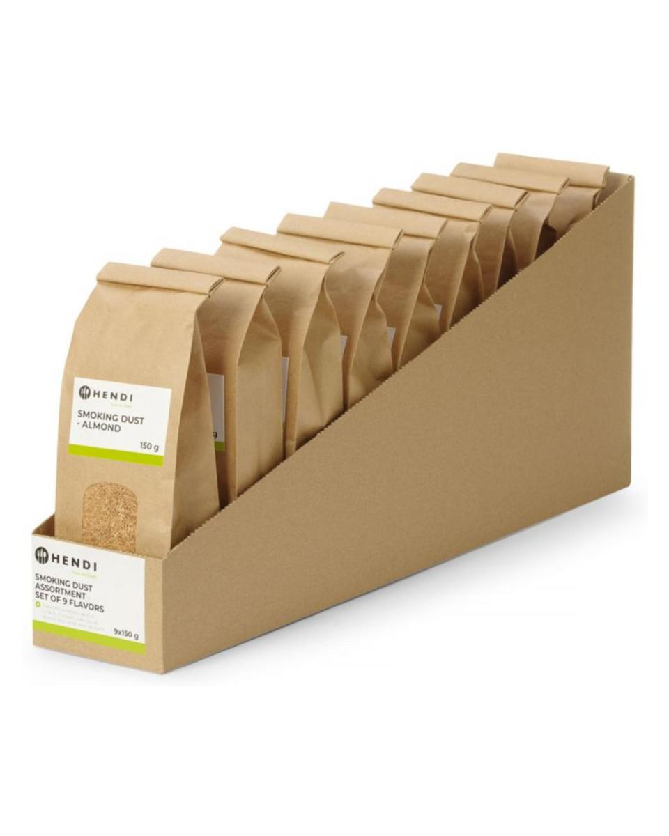 Assortiment de poussière de fumée - Set 9 saveurs - Hendi - 199794