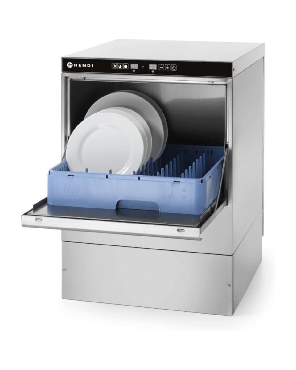 Lave-vaisselle - 50 x 50 - Commande électronique - H 83,7 x 57,6 x 64,5 CM - Hendi - 237540
