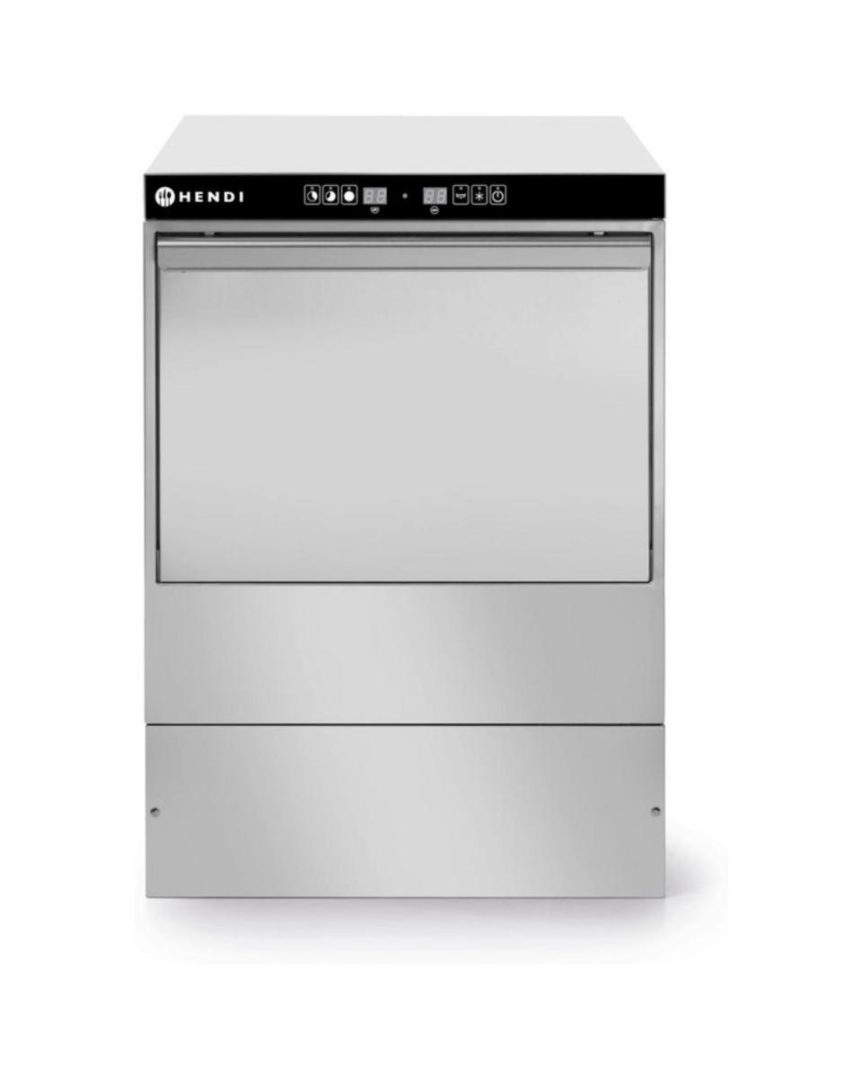 Lave-vaisselle - 40 x 40 - Commande électronique - H 70,5 x 47,2 x 56,6 CM - Hendi - 230268