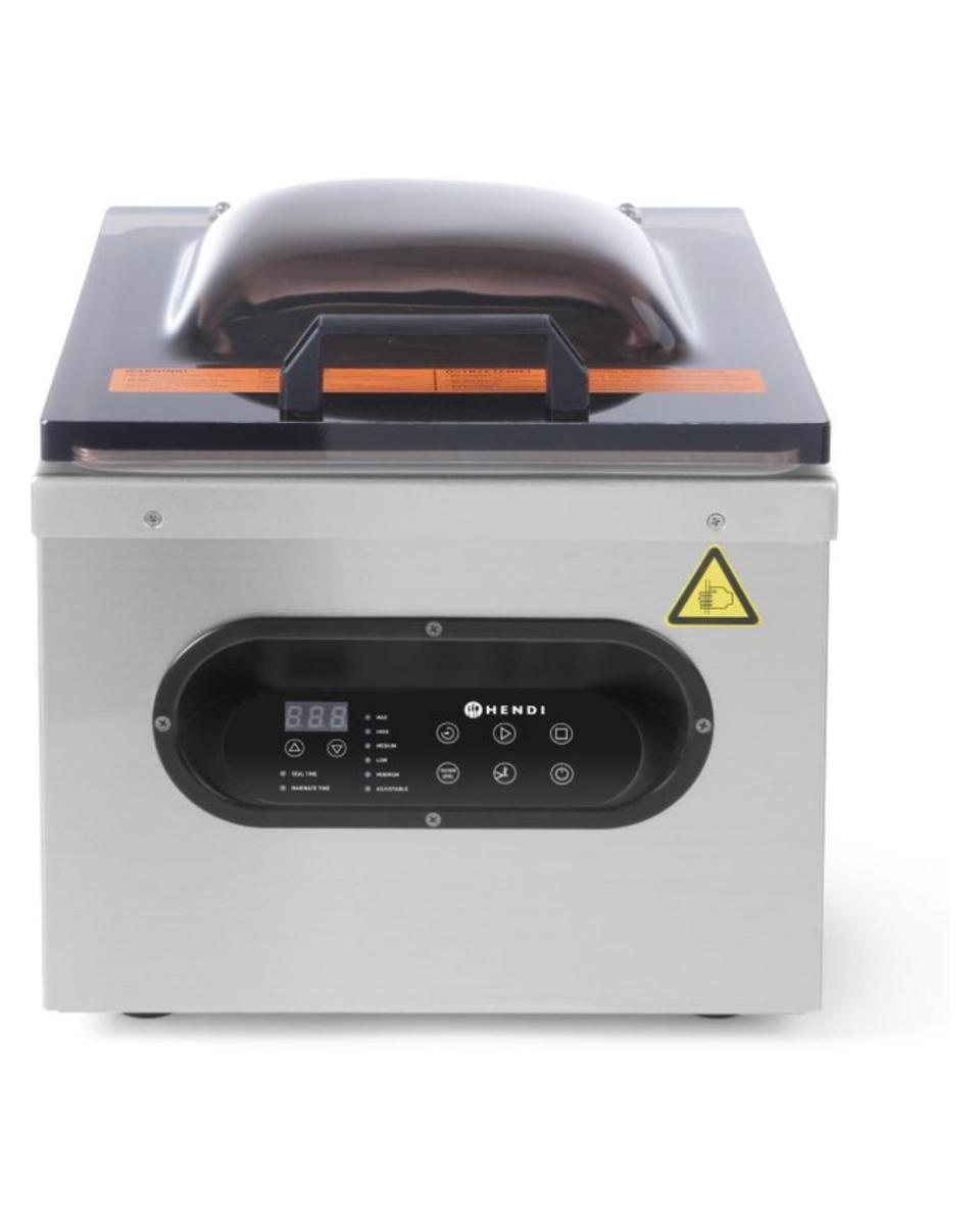 Machine d'emballage sous vide avec chambre - H 36,5 x 36 x 49 CM - Hendi - 975398