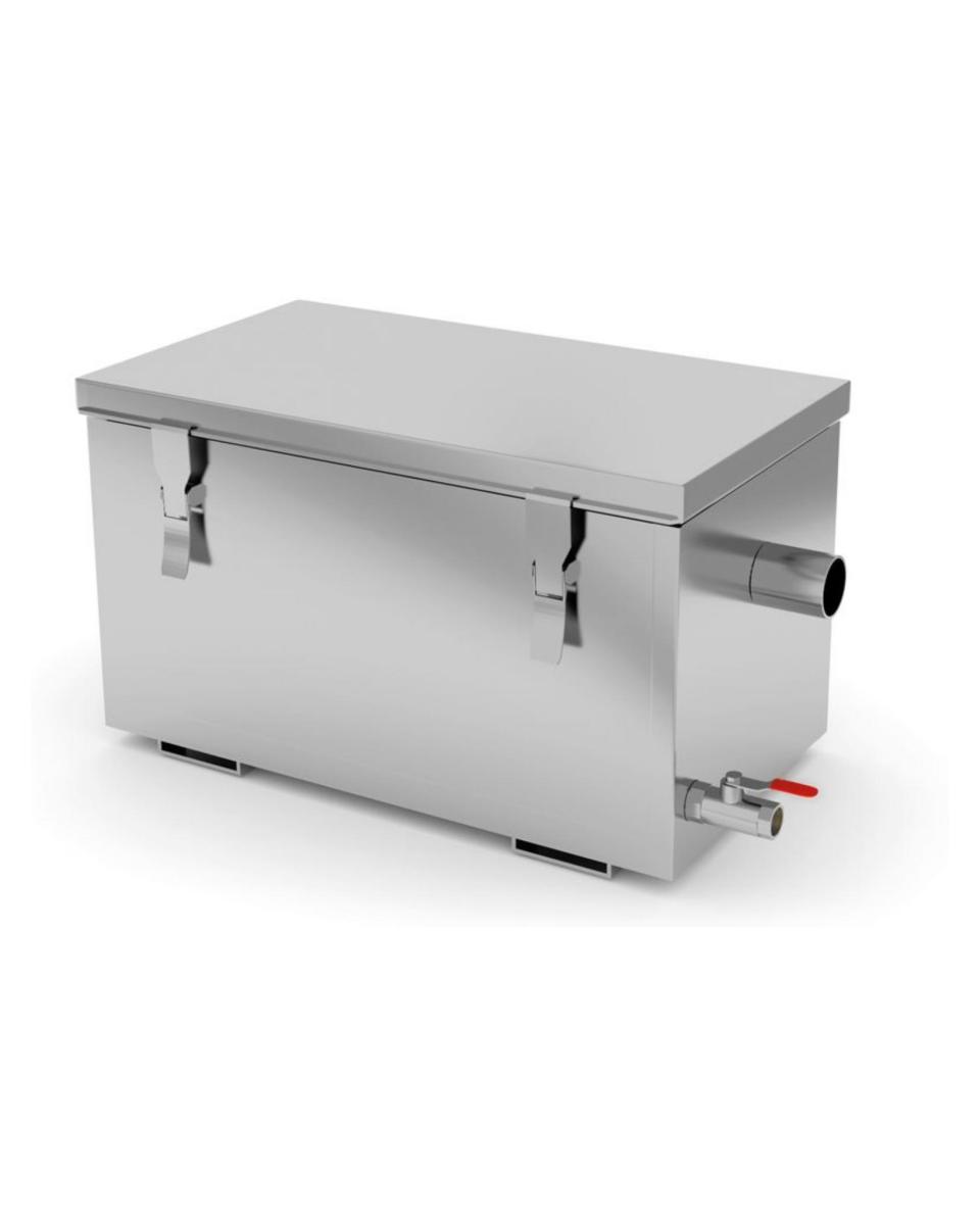 Bac à graisse - 30 litres - H 30,8 x 34,6 x 65 CM - Hendi - 975718