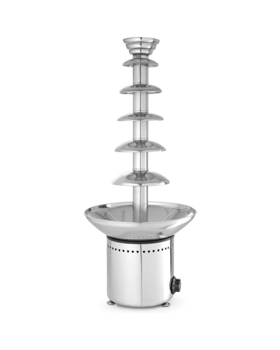 Fontaine à chocolat - inox - 6 étages - Hendi - 274163