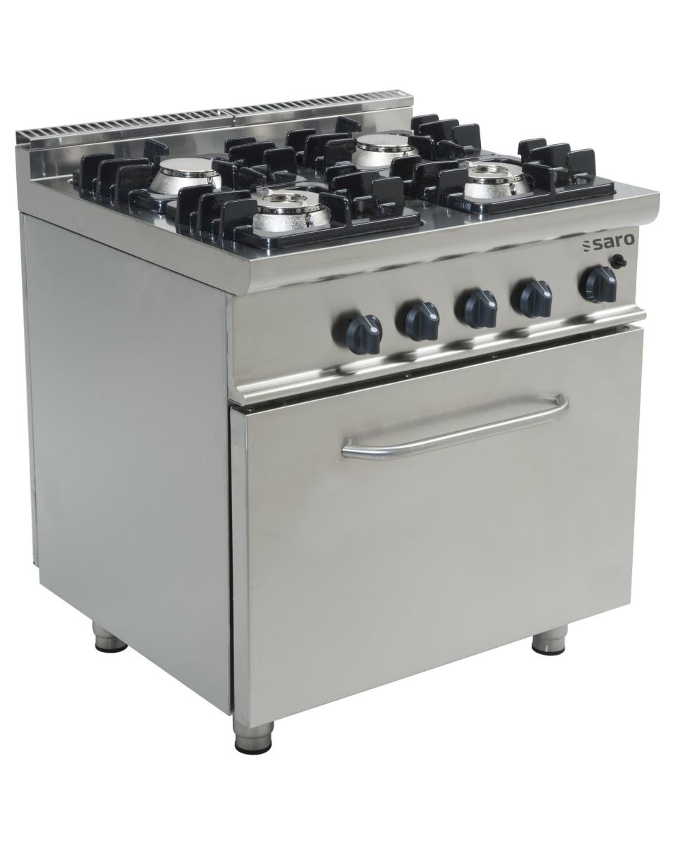 Cuisinière à gaz - Four à gaz - 4 feux - Saro - 423-1030