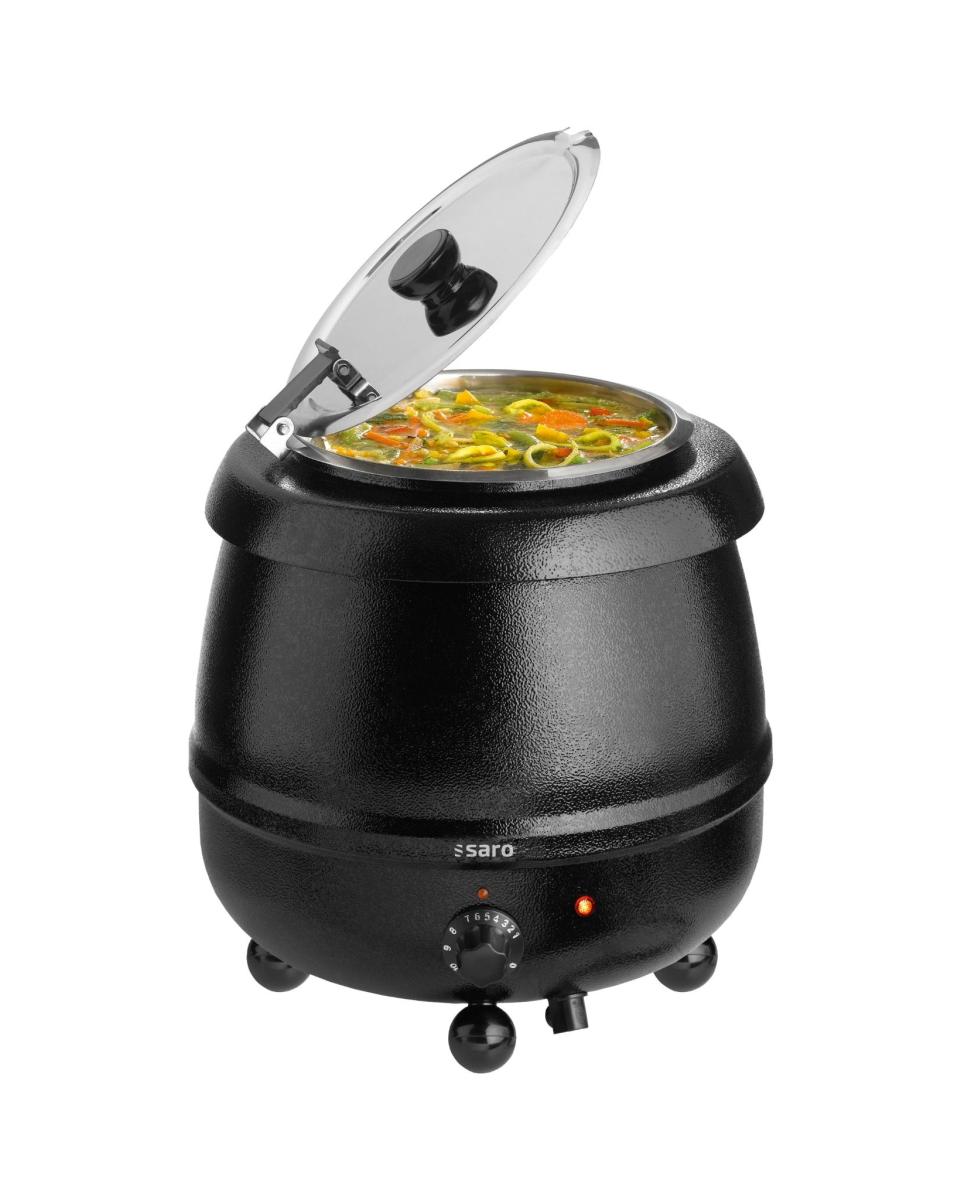 Marmite à soupe - Noir - 10 Litres - Saro - 175-1005