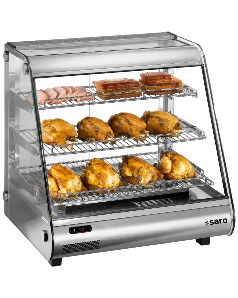 Vitrine chauffante - 160 litres - Saro - 330-1052