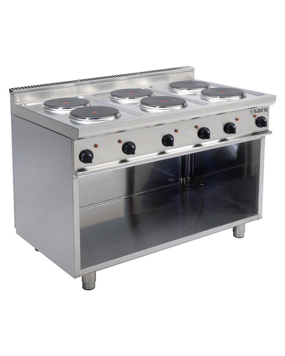 Cuisinière - Electrique - 6 Plaques - Saro - 423-1075