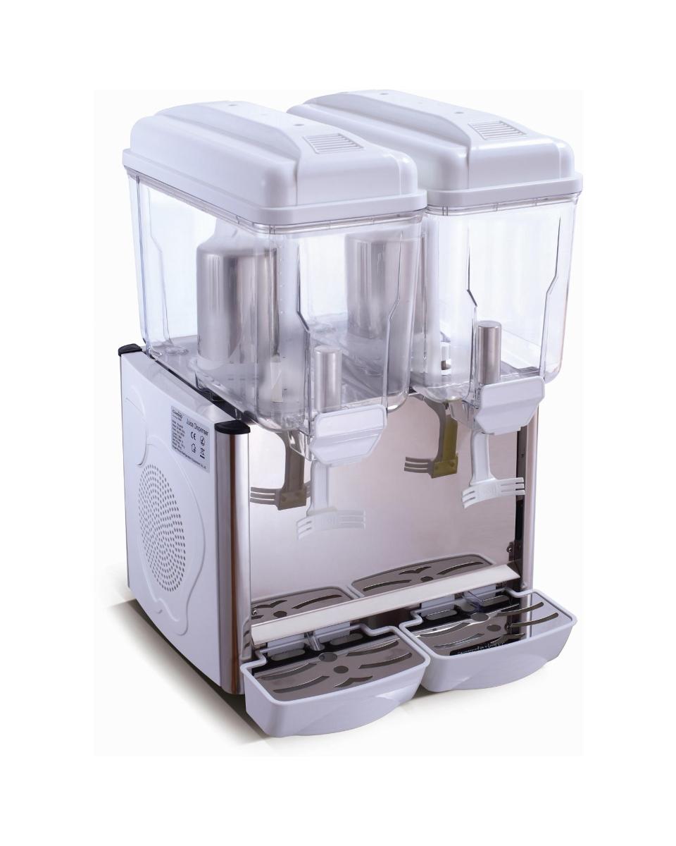 Distributeur de boissons froides - 2x 12 litres - Saro - 398-1012