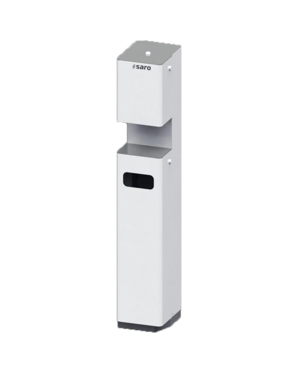 Distributeur de désinfectant - Carlotta - Acier inoxydable - H 130 x 22 x 28 CM - Saro - 471-2305