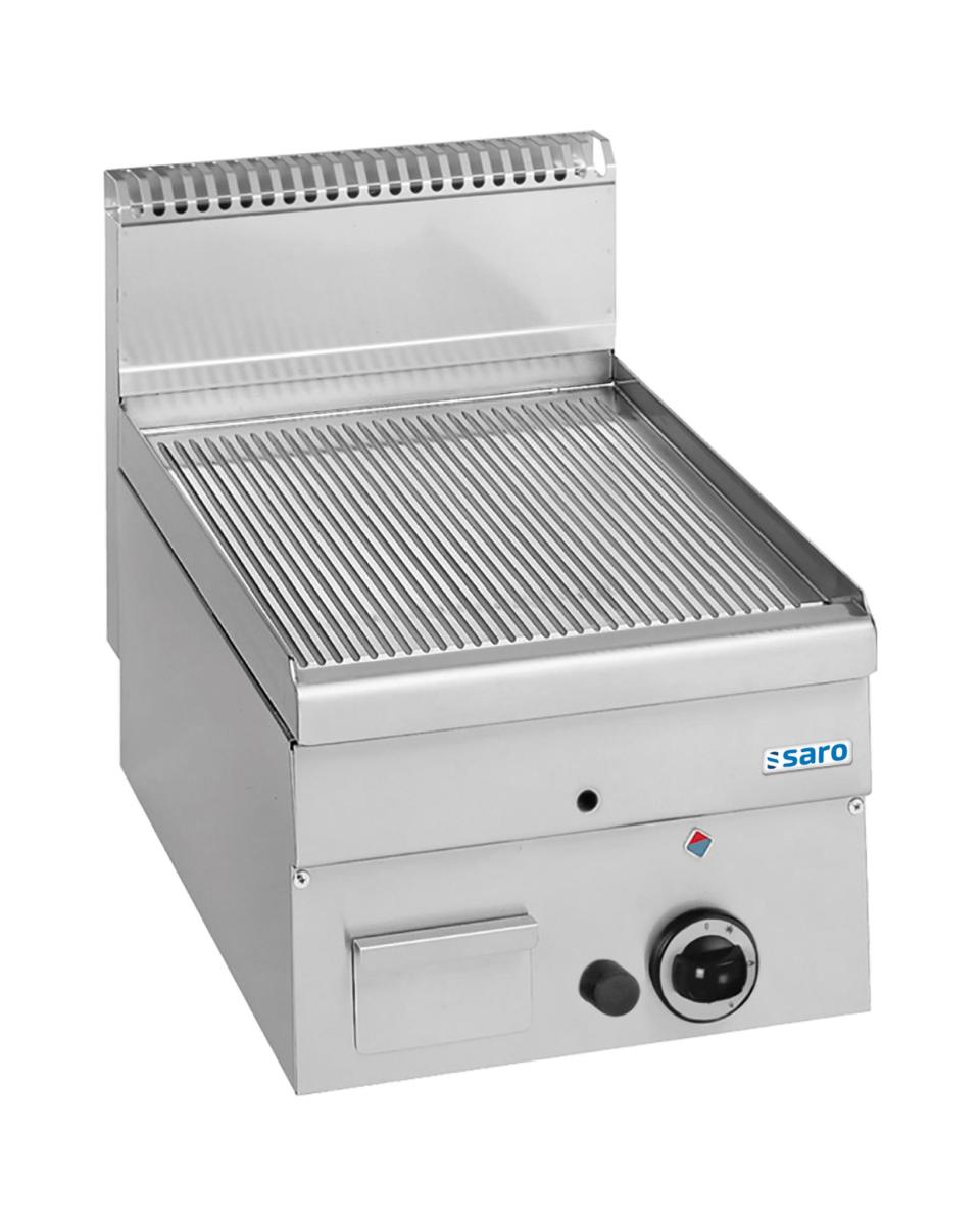 Plaque de grill - Gaz - Inox - H 27 x L 40 x P 60 CM - Saro - 504-1130