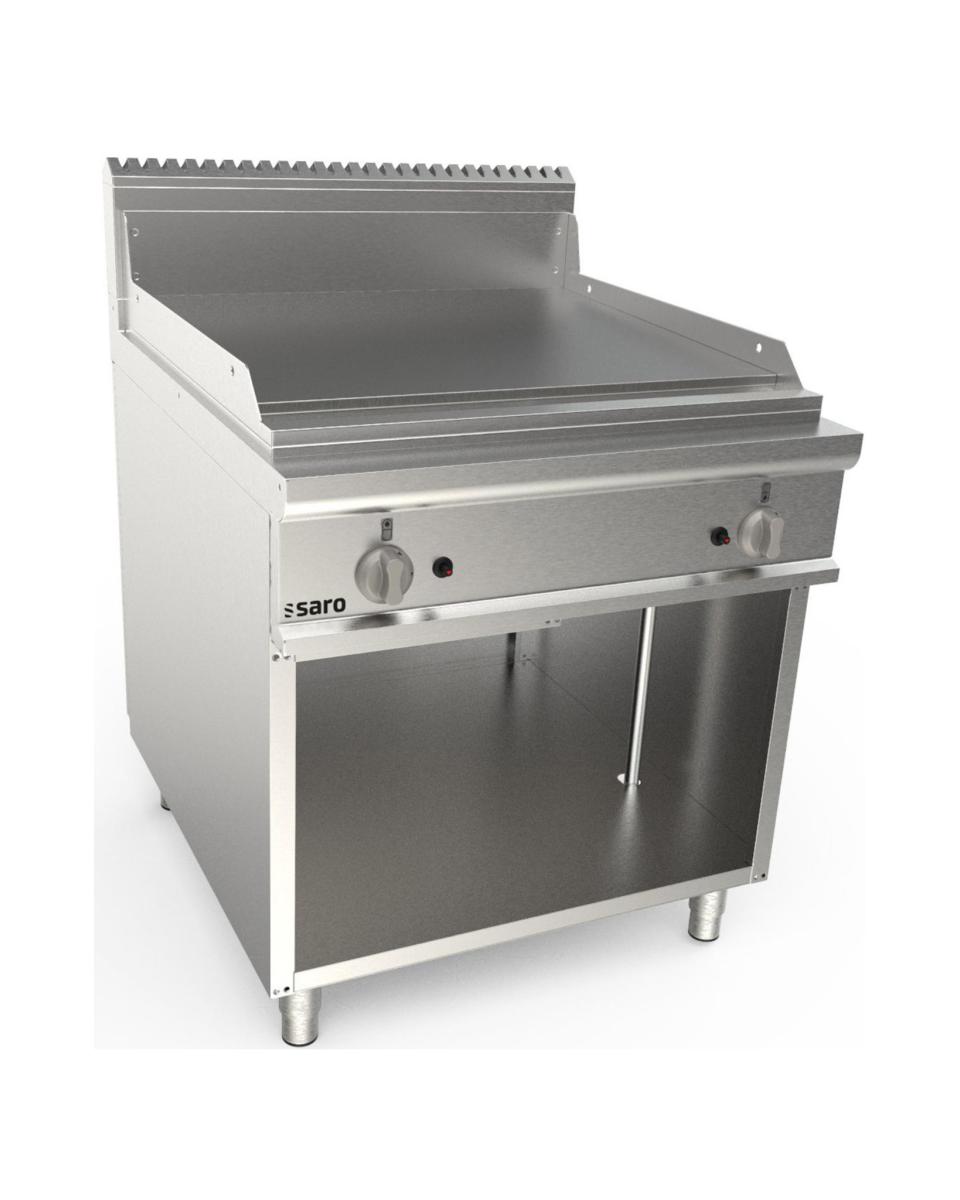 Plaque de grill - Gaz - Inox - H 85 x L 80 x P 90 CM - Saro - 423-8635