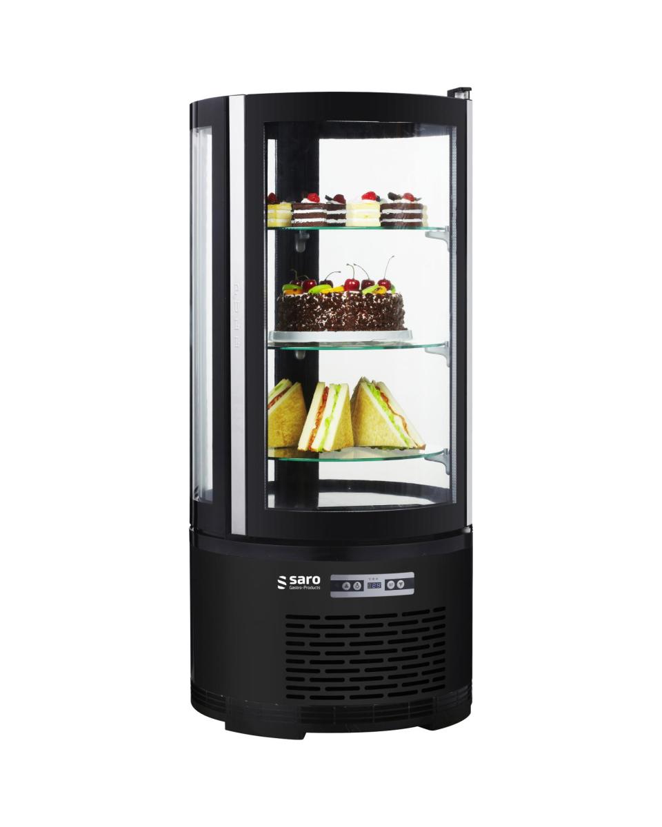 Vitrine à gâteaux - Contrôle Digital de la Température - Plastique - 71 Litres - 230V - H 103 x L 48 x P 48 CM - Saro - 330-1126