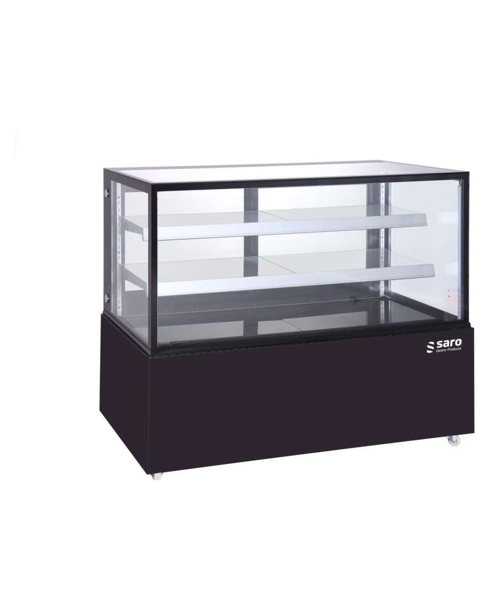 Vitrine à gâteaux - Contrôle Digital de la Température - Acier inoxydable - 230V - H 121 x L 121,5 x P 67,5 CM - Saro - 330-1107