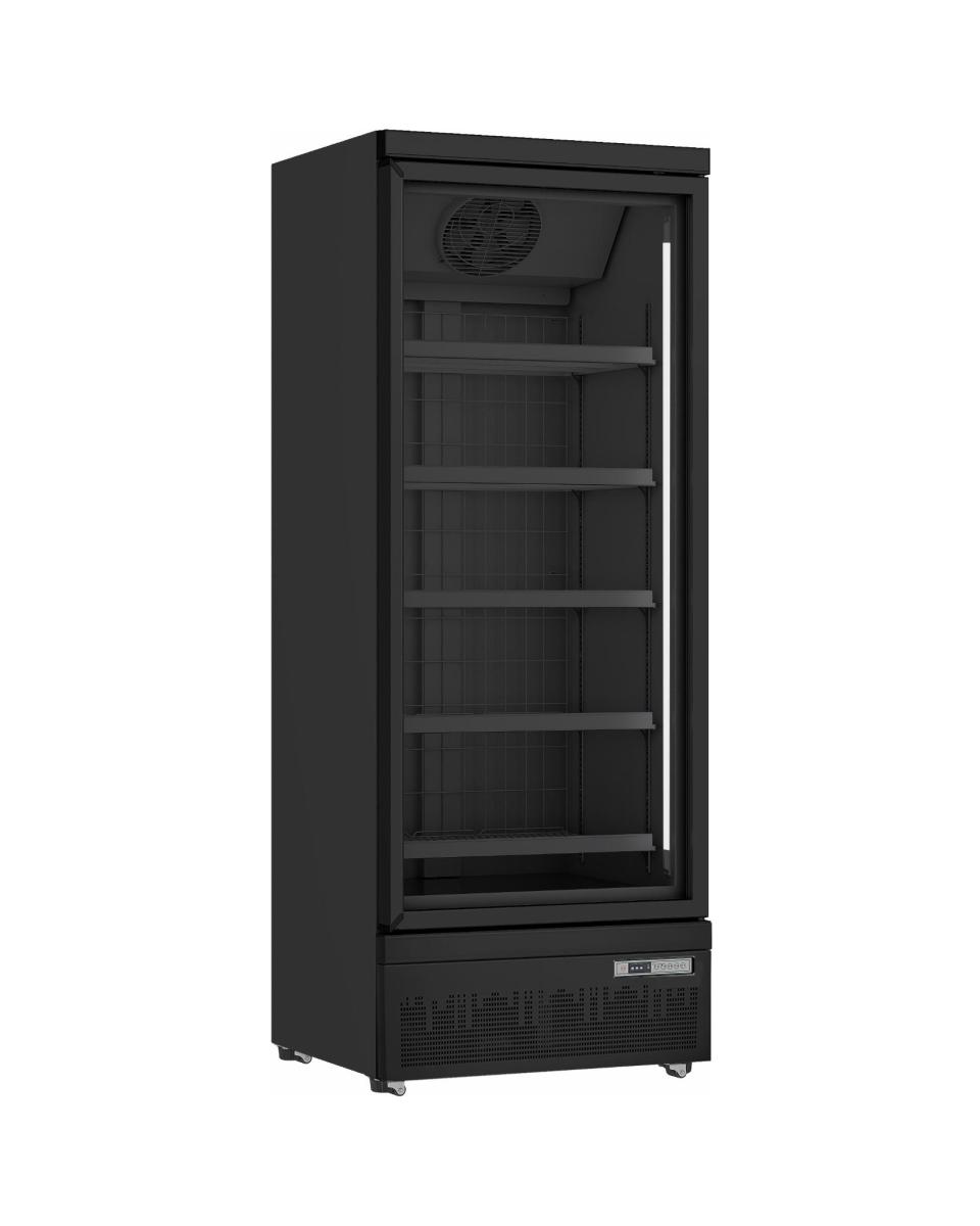 Congélateur - Portes vitrées - Contrôle numérique de la température - Acier thermolaqué - 390 Litres - 230V - H 200,3 x L 75 x P 76 CM - Saro - 453-1122
