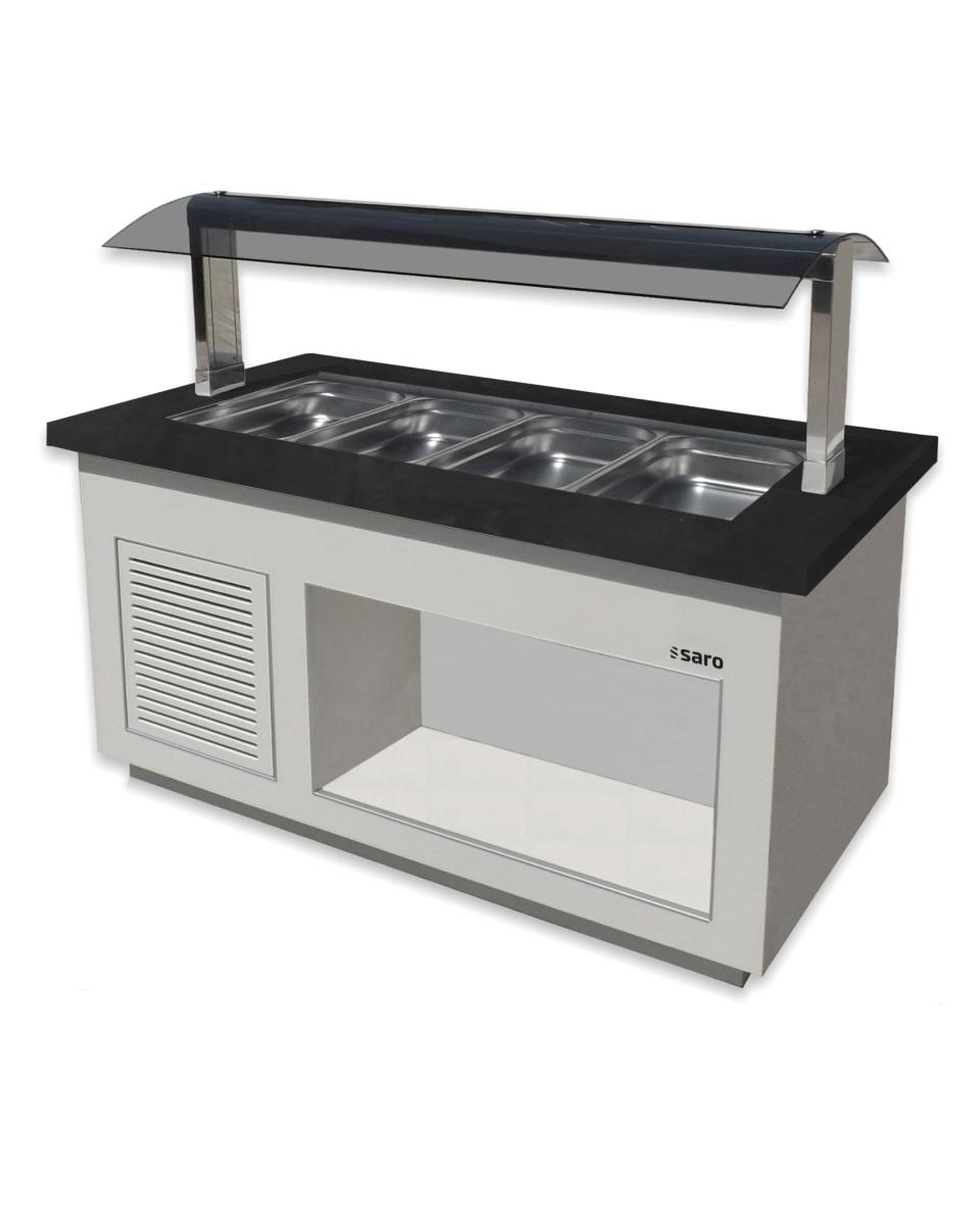 Buffet chaud - Blanc - 230V - H 135 x L 170 x P 88 CM - Saro - 366-2105