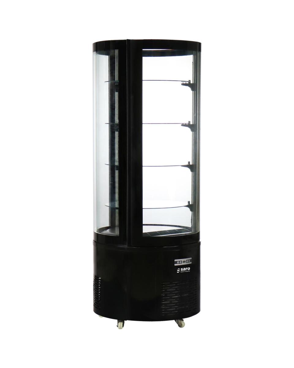 Vitrine à gâteaux - Contrôle Digital de la Température - Plastique - 297 Litres - 230V - H 175 x L 68 x P 68 CM - Saro - 330-1128