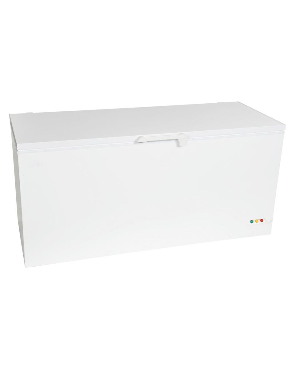 Congélateur - Couvercle à charnière isolé - Contrôle manuel de la température - Acier enduit de poudre - 564 Litres - 230V - H 86,5 x L 180,5 x P 69,5 CM - Saro - 481-1075