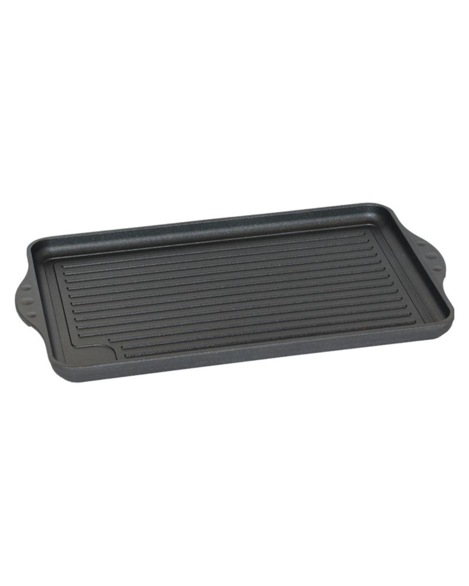 Plaque grill - Nervurée - H 0,25 x L 4,3 x P 2,8 CM - Eurolux - EU2002-3