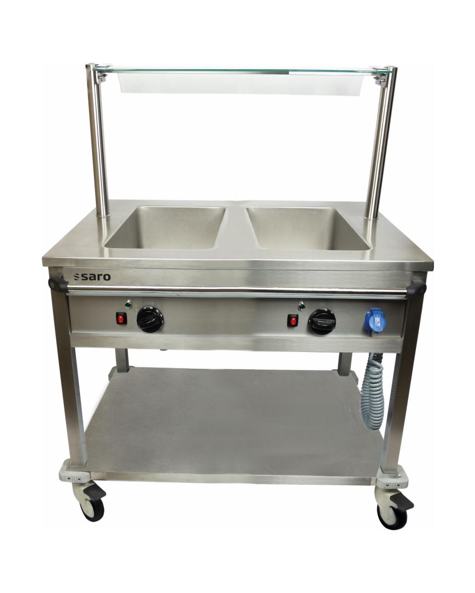 Bain Marie - Inox - 230V - H 85 x L 90,4 x P 70,4 CM - Saro - 126-1515