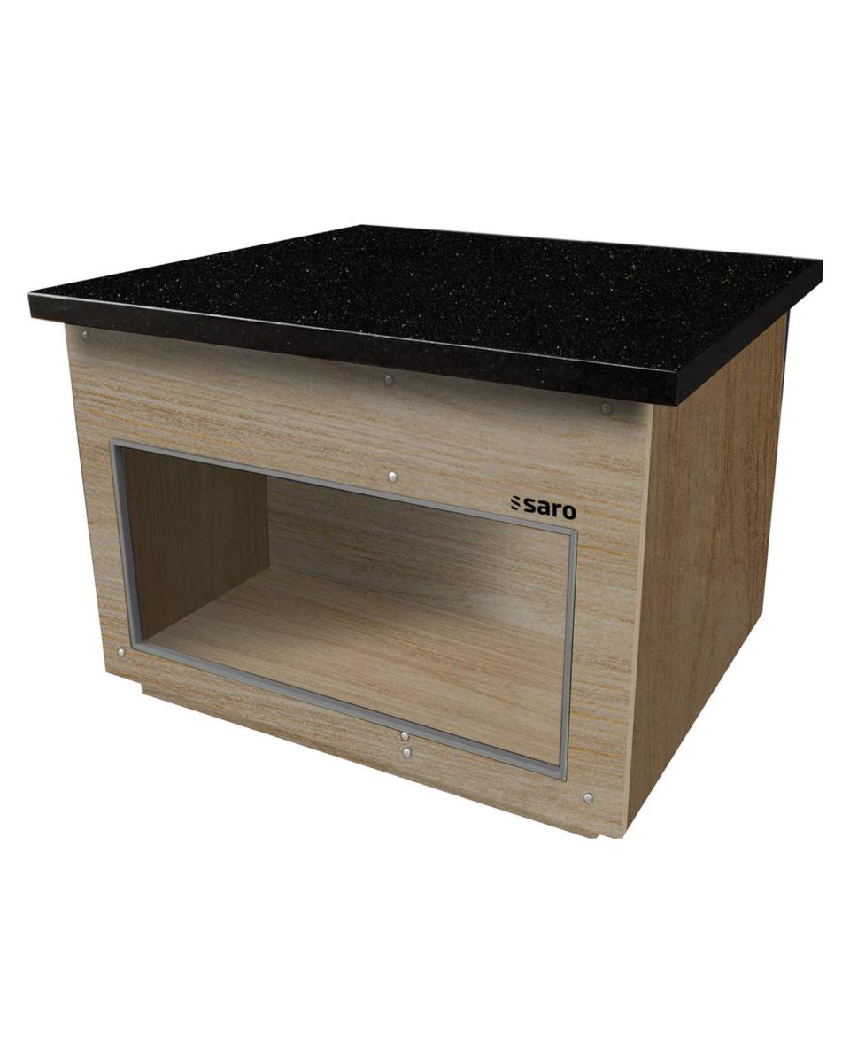 Elément de buffet - Marron - H 85 x L 100 x P 88 CM - Saro - 366-2505