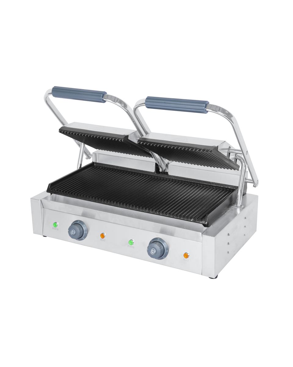 Gril de contact - Panini - 60 cm - Double - Double Côte - G-Line