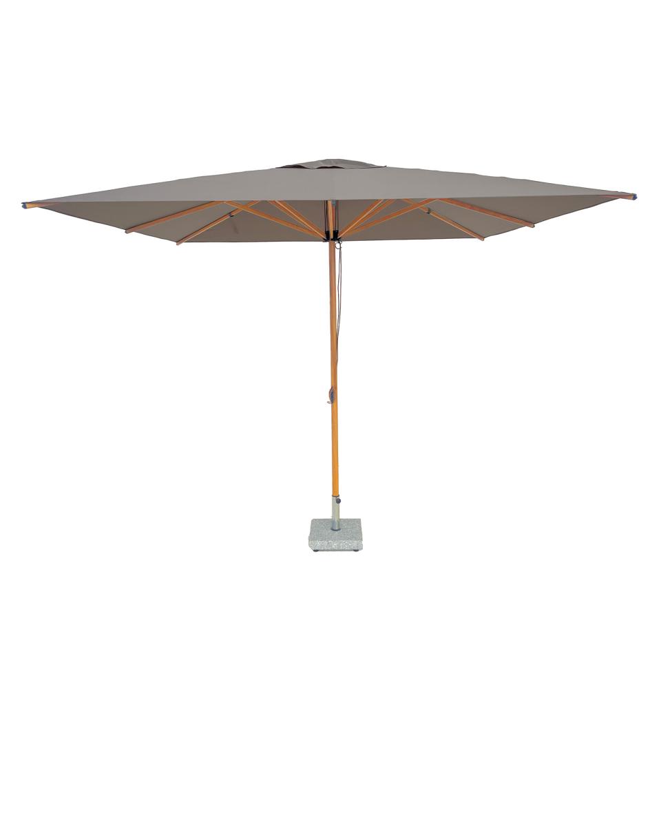 Parasol traiteur - Luna carré - 300 x 300 CM - Taupe - G-Line