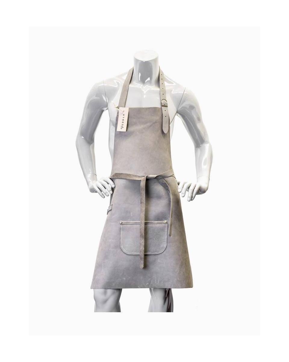 Tablier - Cuir - Gris - Vedgla - VEDGLA-GREY