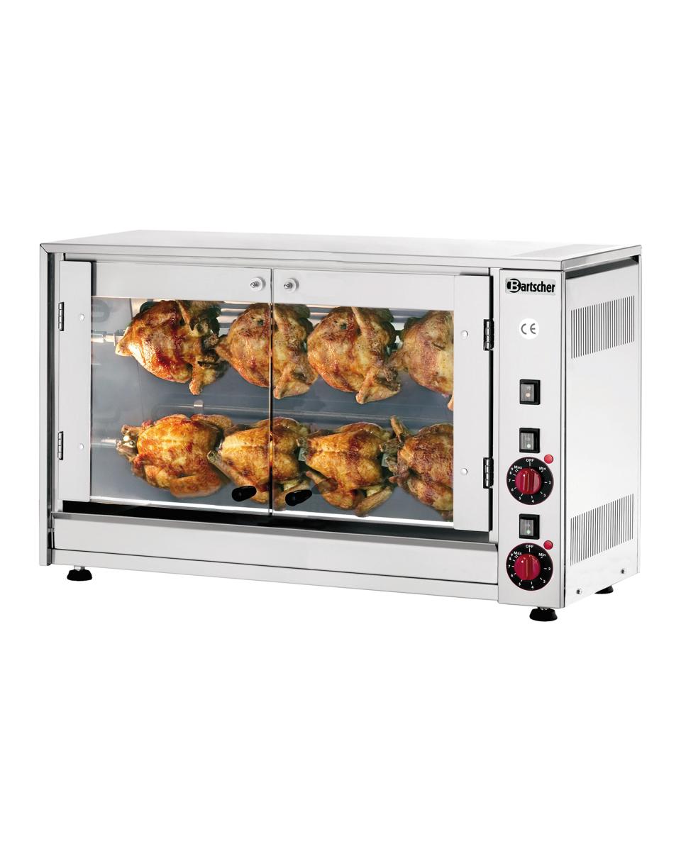 Grill poulet - Electrique - 8 poulets - 230V - Bartscher - 215036