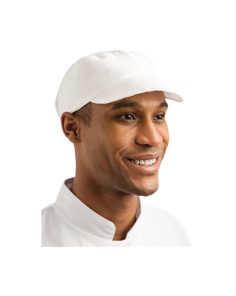 Casquette Bakers - Unisexe - Taille unique - Blanc - Polyester/Coton - Vêtements de chefs blancs - A212