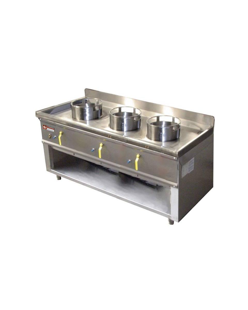 Cuisinière à gaz wok - 3 feux - Diamond - CHINA/3S
