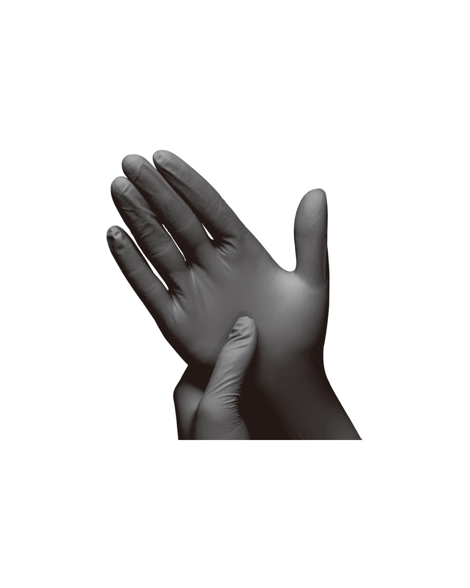 Gants - Nitrile - Noir - Taille L - 100 pièces - Hynex