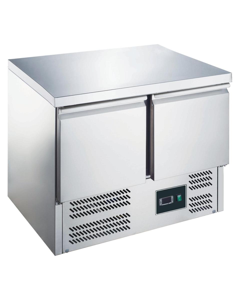 Etabli réfrigéré - Contrôle Digital de la Température - Inox - 198 Litres - 230V - H 87,6 x L 90,3 x P 70 CM - Saro - 465-1010