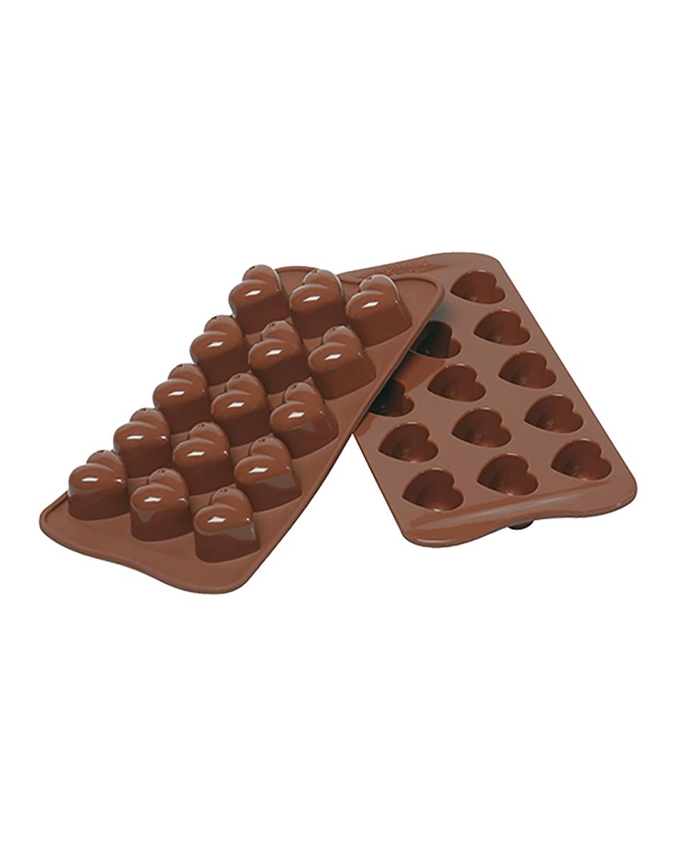 Tapis de cuisson Monamour - 22 x 11 CM - 0,07 KG - Silicone - Marron - 0,01 Litre - -60°C / +230°C - Silikomart - 070034