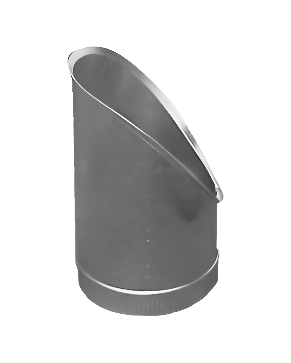 T-pièce canalisations - Ronde - Oblique - 90° - Aluminium - G-Line