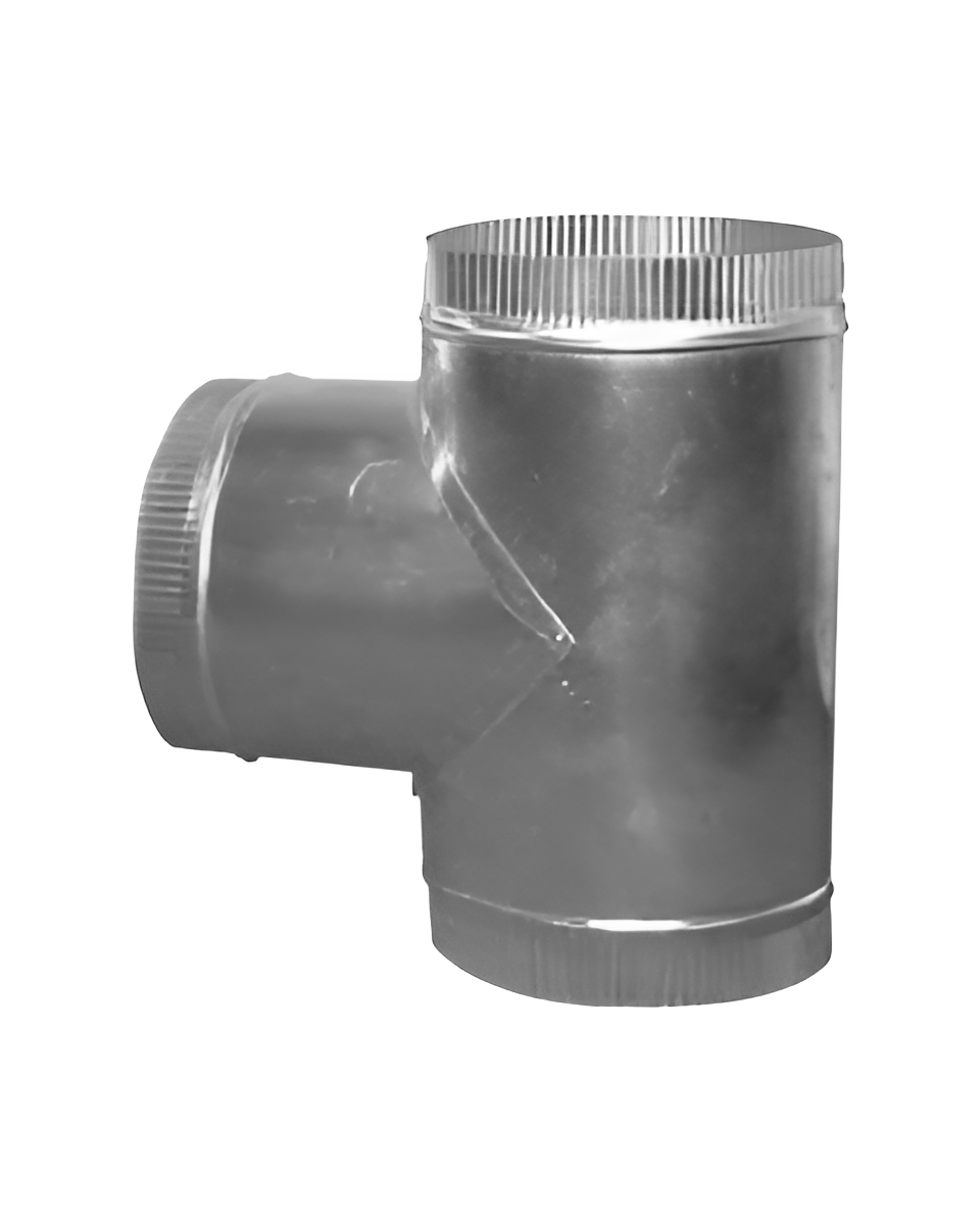 T-pièce canalisations - Ronde - Complet - 90° - Aluminium - G-Line