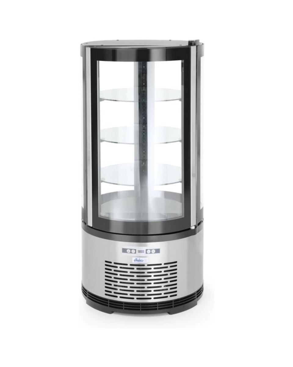 Vitrine pâtisserie Ronde - 100 L - Hendi - 233825