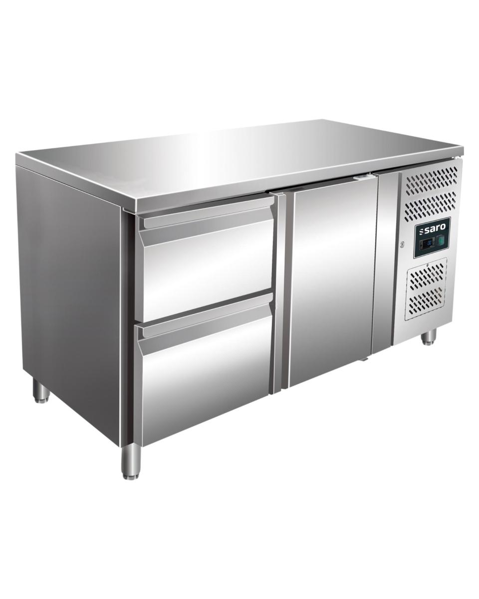 Etabli réfrigéré - 1 porte - H 95 x L 136 cm - inox - Saro - 323-10701