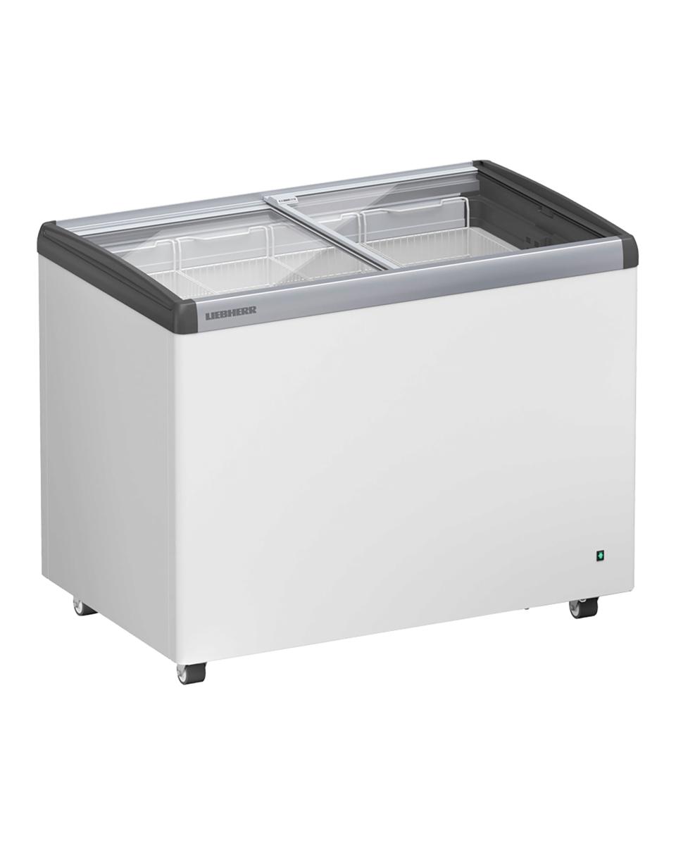 Conservateur à glaces - Vitrine à glaces - Blanc - Couvercle coulissant en verre - 222 Litres - Liebherr - EFE 3052-41