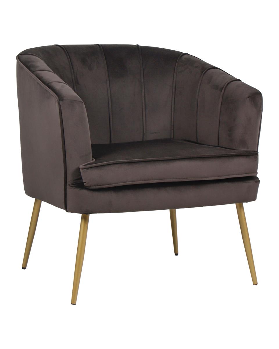 Fauteuil traiteur - Relax - 75 CM - Velours - Anthracite - G-Line