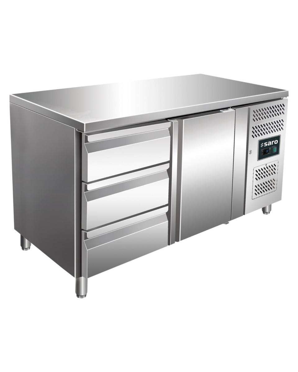 Etabli réfrigéré - 1 porte - H 95 x L 136 cm - inox - Saro - 323-10702