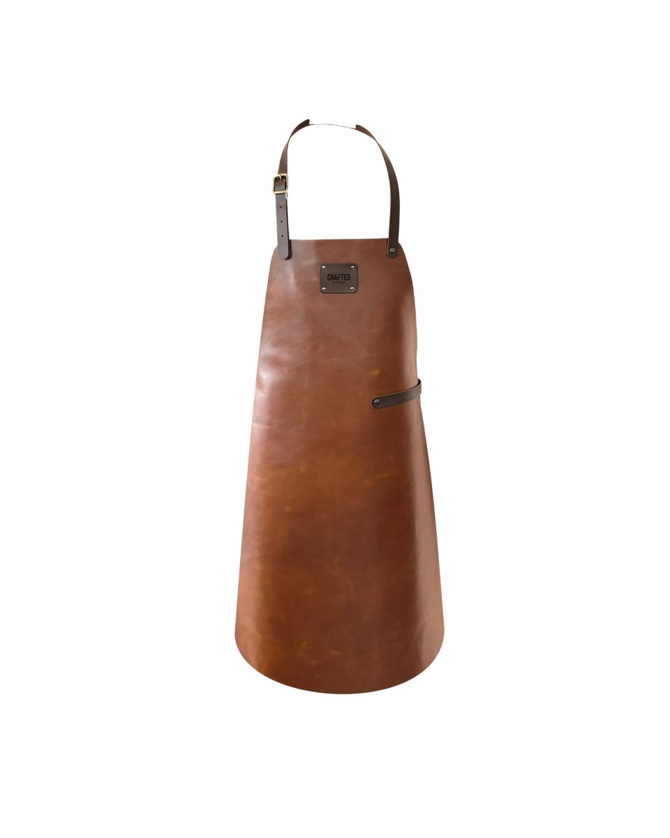 Tablier - Cuir - Cognac - Cuir artisanal